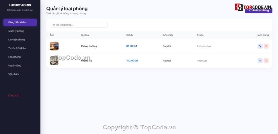 đặt phòng khách sạn,quản lý đặt phòng khách sạn,quản lý phòng khách sạn